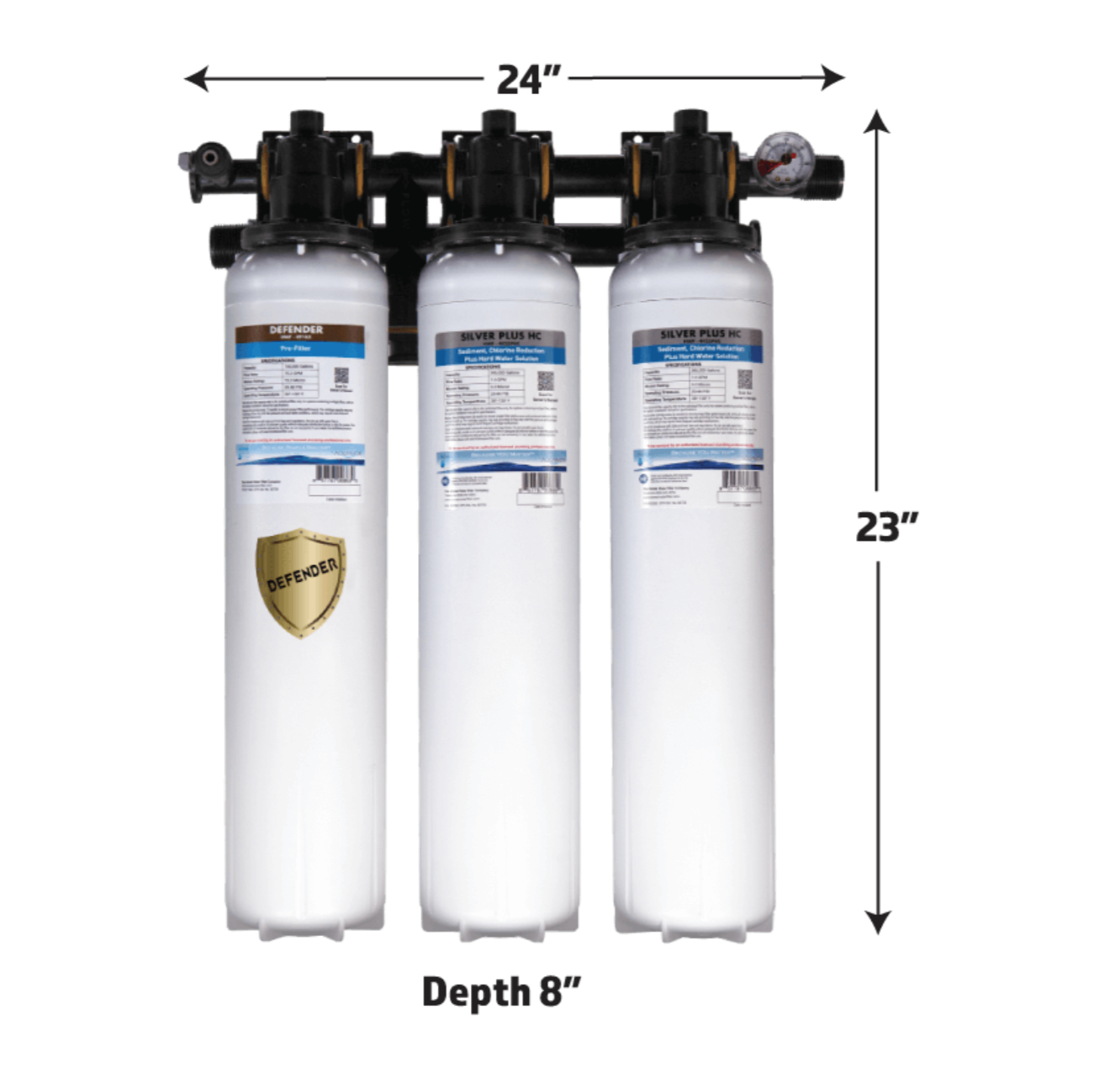 Silver With Defender - Whole House System — Honest Water Filter AZ